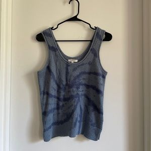 tie-dye Madewell sweater tank